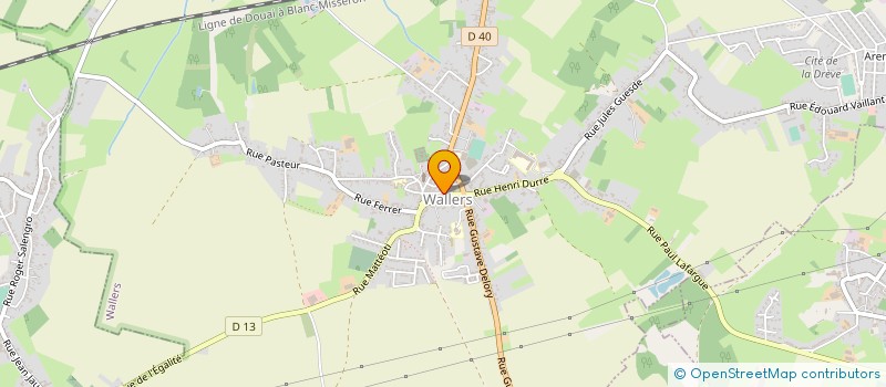 localisation de l'entreprise SOC D EXPLOITATION DES ETS LOOSE à WALLERS