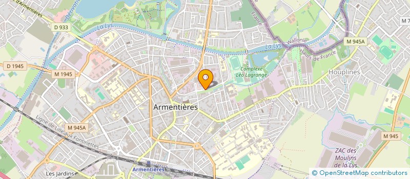 localisation de l'entreprise SOC D'EXPLOITATION DES ETS NELEN à ARMENTIERES