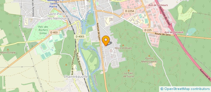 localisation de l'entreprise SOC D EXPLOITATION DES ETS PITREY à NEMOURS