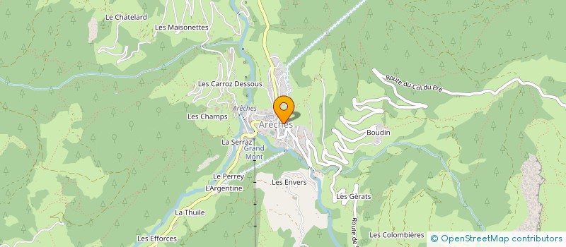 localisation de l'entreprise SOC D'EXPLOITATION DES ETS PUGNALE  BEAUFORT