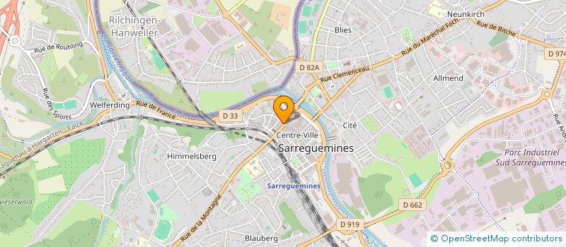 localisation de l'entreprise SOC D'EXPLOITATION DES ETS SCHMITT JEAN à SARREGUEMINES