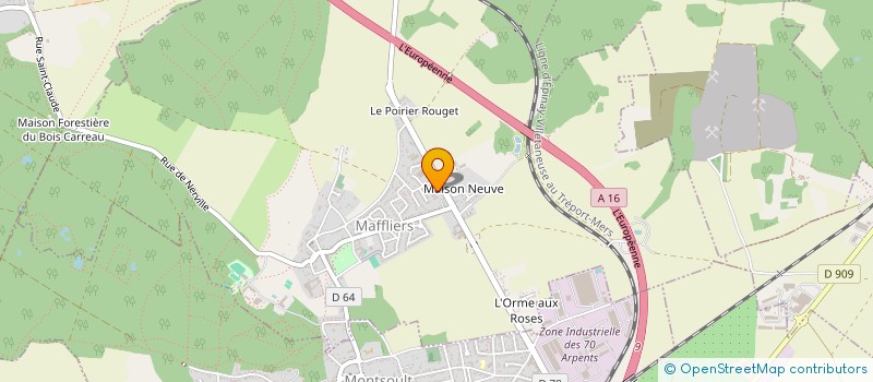 localisation de l'entreprise SOC D'EXPLOITATION DES ETS SEPUI à MAFFLIERS