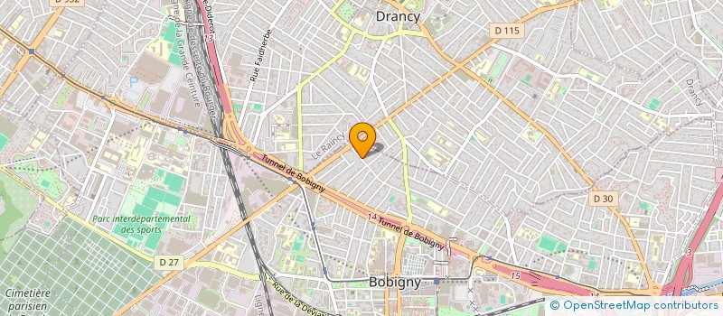 localisation de l'entreprise SOC D' EXPLOITATION DES ETS TEIXEIRA  BOBIGNY