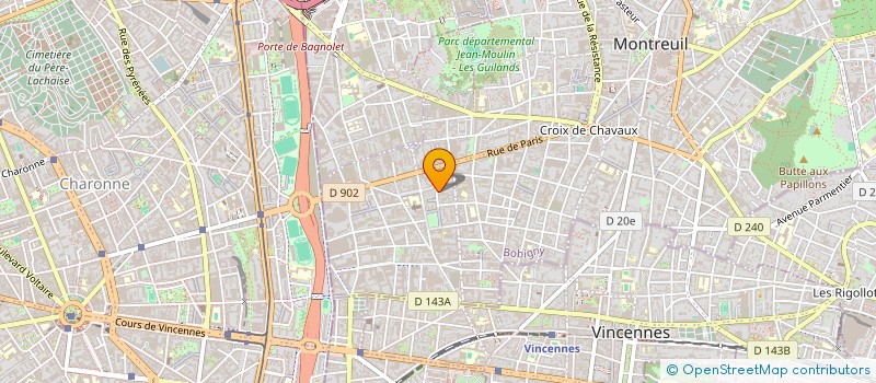 localisation de l'entreprise SOC D'EXPLOITATION DES MOTEURS FRESCHARD à MONTREUIL