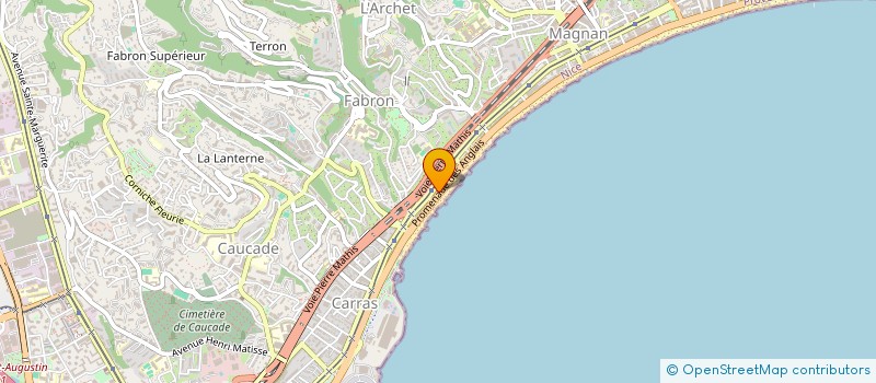 localisation de l'entreprise SOC D'EXPLOITATION DES PLAGES AZUREENNES à NICE