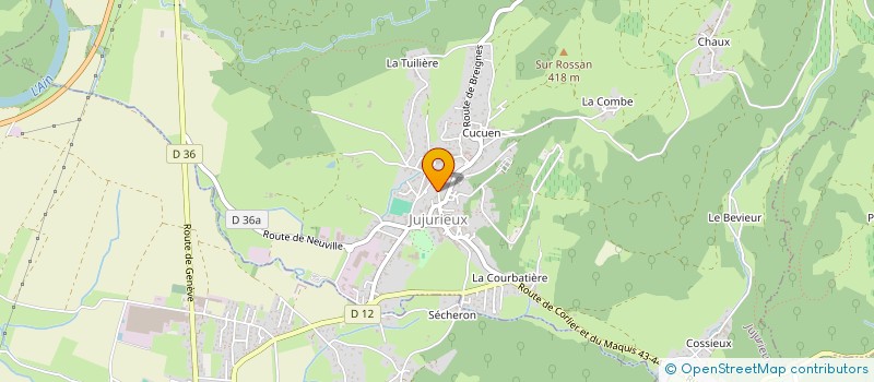 localisation de l'entreprise SOC D'EXPLOITATION DES TEXTILES BONNET à JUJURIEUX