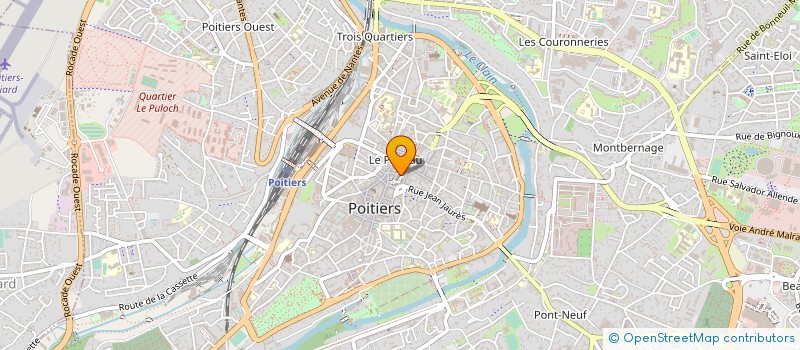 localisation de l'entreprise SOC D'EXPLOITATION DIFFERENCE à POITIERS