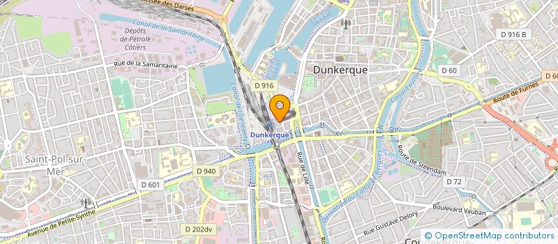localisation de l'entreprise SOC D'EXPLOITATION DU BUFFET DE LA GARE à DUNKERQUE