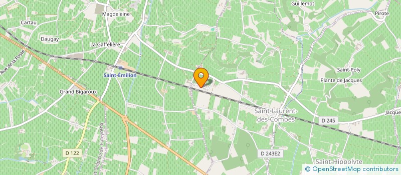 localisation de l'entreprise SOC D EXPLOITATION DU CHATEAU BENITEY à SAINT-LAURENT-DES-COMBES