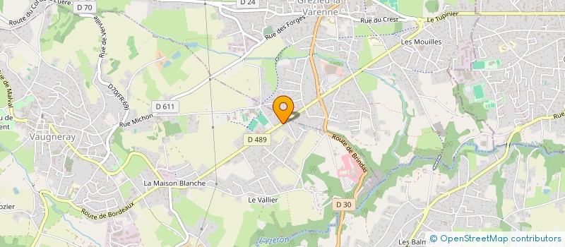 localisation de l'entreprise SOC D'EXPLOITATION DU GARAGE AVSA à VAUGNERAY