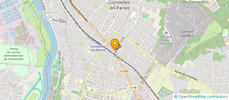 localisation de l'entreprise SOC D'EXPLOITATION DU GARAGE DE PARISIS à CORMEILLES-EN-PARISIS