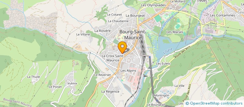 localisation de l'entreprise SOC D'EXPLOITATION DU GARAGE GUYON à BOURG-SAINT-MAURICE