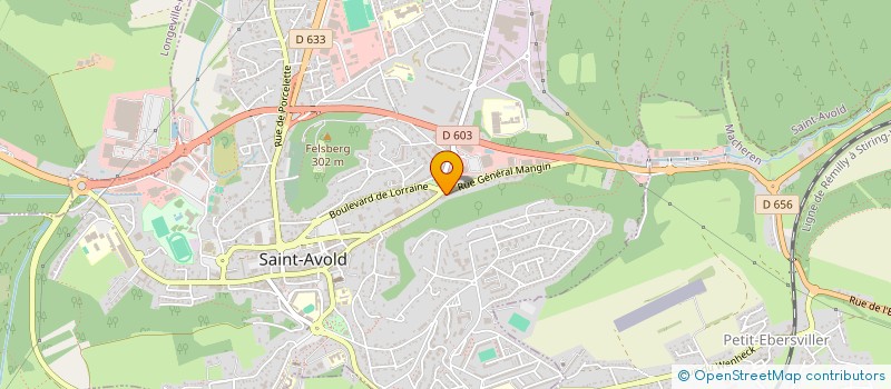 localisation de l'entreprise SOC D EXPLOITATION DU GARAGE LUX SARL à SAINT-AVOLD