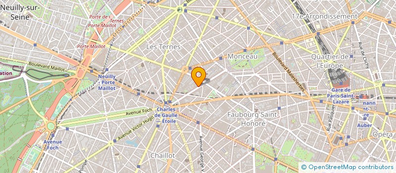localisation de l'entreprise SOC D EXPLOITATION DU ROYAL MONCEAU  PARIS
