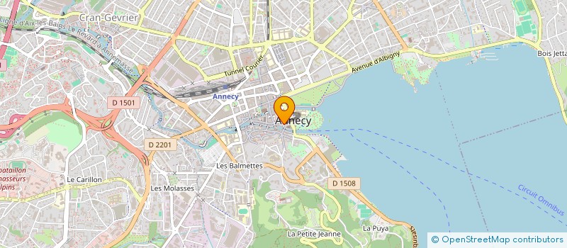 localisation de l'entreprise SOC D'EXPLOITATION DU SAVOIE BAR à ANNECY