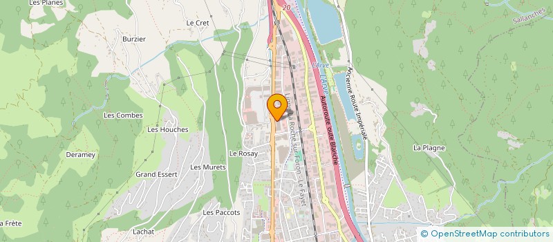 localisation de l'entreprise SOC D'EXPLOITATION ELECTRIC BOUTIC  SALLANCHES