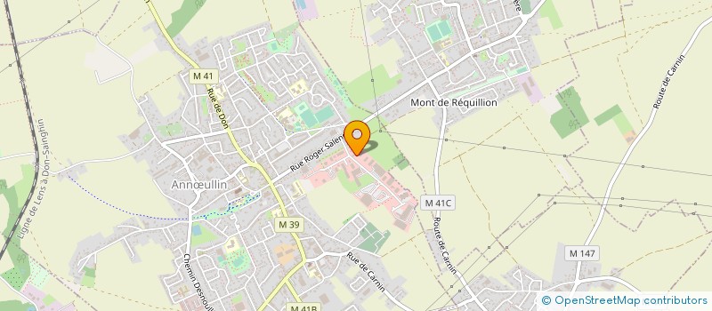 localisation de l'entreprise SOC D EXPLOITATION ENT DUMORTIER à ANNŒULLIN