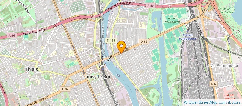 localisation de l'entreprise SOC D'EXPLOITATION ET DE DIFFUSION à CHOISY-LE-ROI