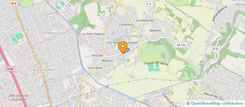 localisation de l'entreprise SOC D'EXPLOITATION ETS CLAMENS à LAUNAGUET