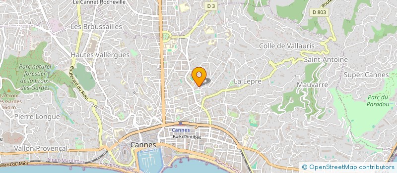 localisation de l'entreprise SOC D'EXPLOITATION ETS DAVER  CANNES