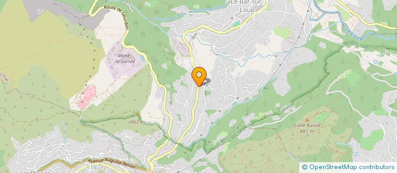 localisation de l'entreprise SOC D EXPLOITATION FLORIAN  LE BAR-SUR-LOUP