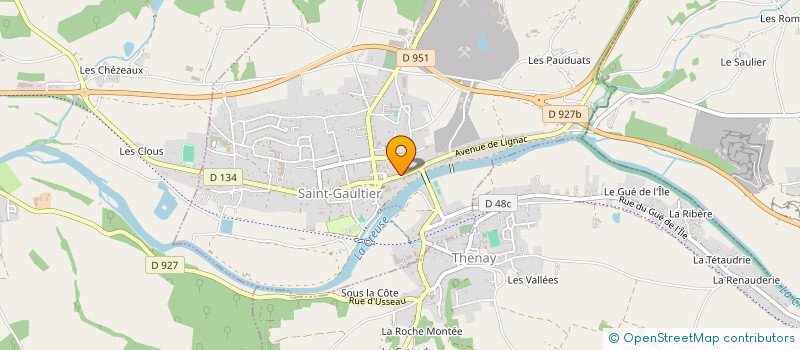 localisation de l'entreprise SOC D EXPLOITATION GILLET CARPE à SAINT-GAULTIER