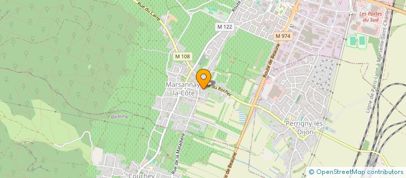 localisation de l'entreprise SOC D'EXPLOITATION JOBARD PERE ET FILS à MARSANNAY-LA-COTE