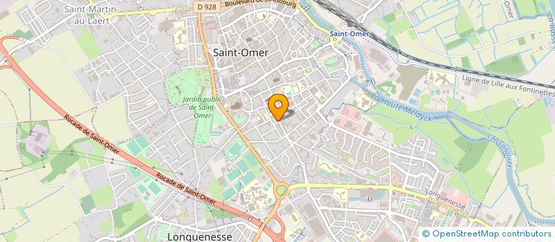 localisation de l'entreprise SOC D'EXPLOITATION JUTEAU PATRICK  SAINT-OMER