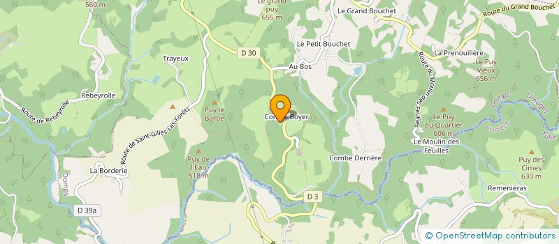 localisation de l'entreprise SOC D'EXPLOITATION LASCAUD à DOMPS
