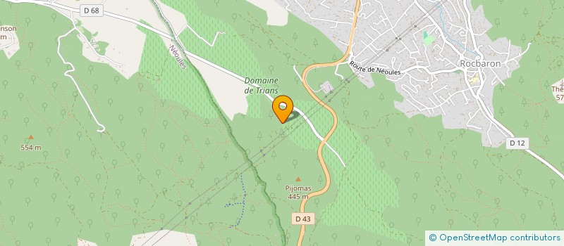 localisation de l'entreprise SOC D EXPLOITATION LES GRAVETTES  LA ROQUEBRUSSANNE