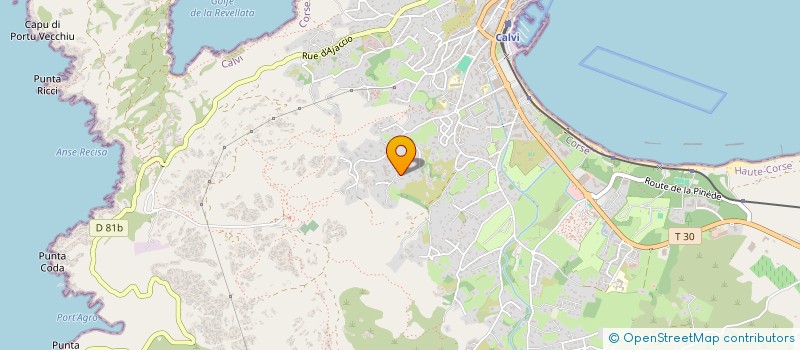 localisation de l'entreprise SOC D'EXPLOITATION MARITIME CORSE à CALVI