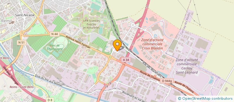 localisation de l'entreprise SOC D EXPLOITATION MOBUCHON à REIMS