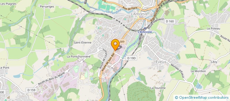 localisation de l'entreprise SOC D'EXPLOITATION PILAZ  L'ARBRESLE