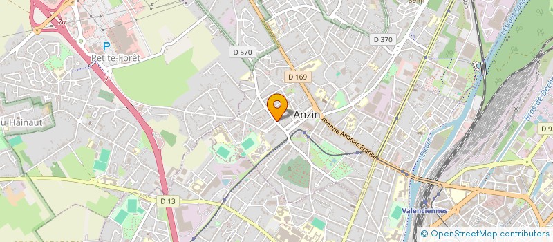 localisation de l'entreprise SOC D EXPLOITATION S GIANNOTTA à ANZIN