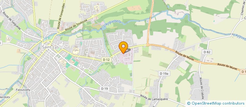 localisation de l'entreprise SOC D'EXPLOITATION SAORIN  SAINT-LYS