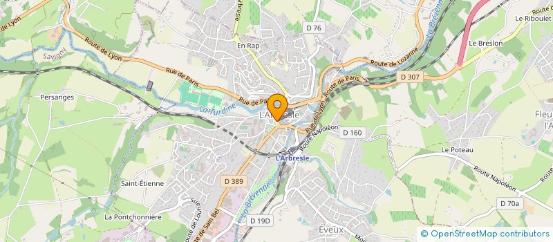 localisation de l'entreprise SOC D EXPLOITATION SCHNEIDER à L'ARBRESLE