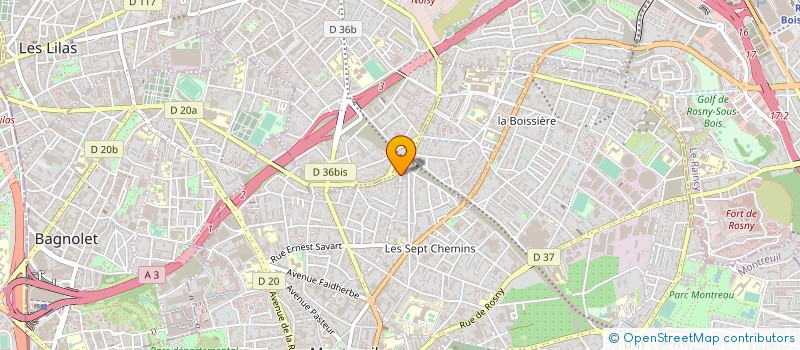 localisation de l'entreprise SOC D'EXPLOITATION VICTOR MARTINS à MONTREUIL