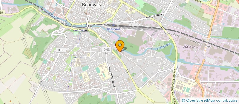 localisation de l'entreprise SOC D HORTICULTURE DE BOTANIQUE ET D APICULTURE  BEAUVAIS