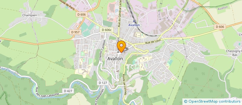 localisation de l'entreprise SOC D'HOTELLERIE AVALLONAISE à AVALLON