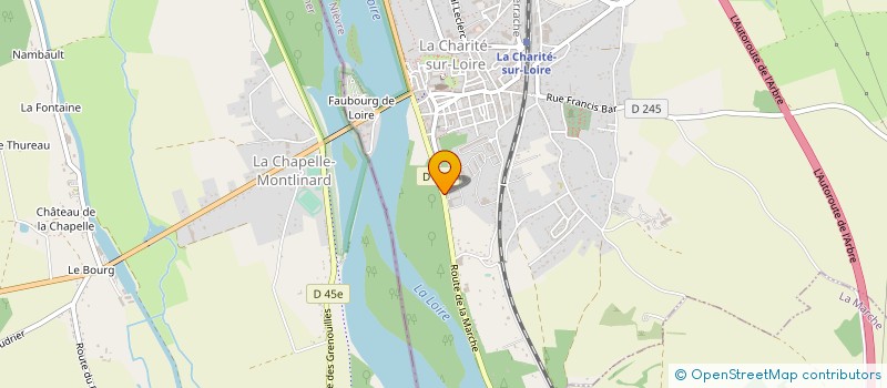 localisation de l'entreprise SOC D HYGIENE MENTALE à LA CHARITE-SUR-LOIRE