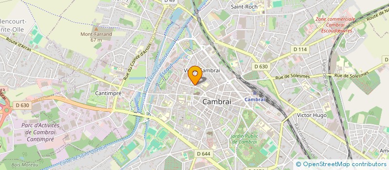 localisation de l'entreprise SOC D IMAGERIE LIBERALE DU CAMBRESIS à CAMBRAI