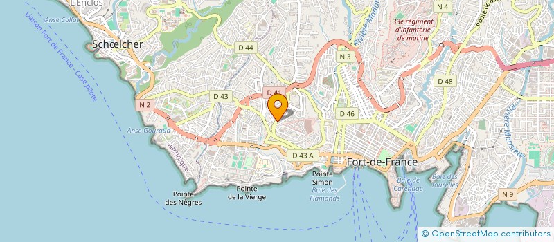 localisation de l'entreprise SOC D'INGENIEREIE REALISATION CARAIBES à FORT-DE-FRANCE