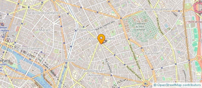 localisation de l'entreprise SOC D'INVEST & DE PARTICIP PARISIENNE à PARIS