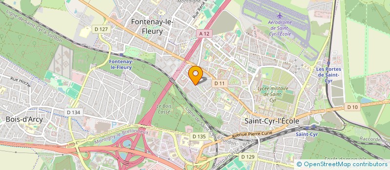 localisation de l'entreprise SOC D INVESTISSEMENT ET DE GESTION IMMOBILIERE SUD EST  SAINT-CYR-L'ECOLE