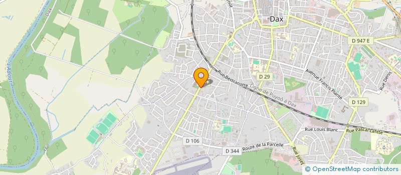 localisation de l'entreprise SOC DACQUOISE DE PRET A PORTER à DAX