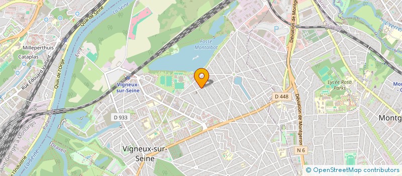 localisation de l'entreprise SOC DANTON  VIGNEUX-SUR-SEINE