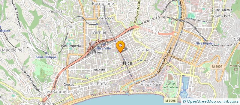 localisation de l'entreprise SOC DBI DIVERSIFIED BUSINESS INTEREST à NICE