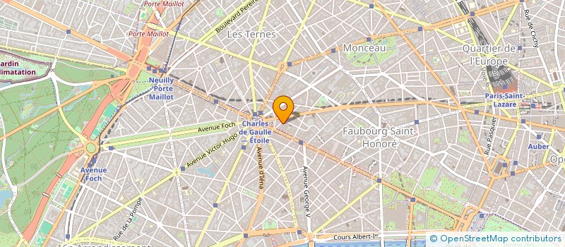 localisation de l'entreprise SOC DE BARS ET CABARET  CHAMPS ELYSEES  PARIS