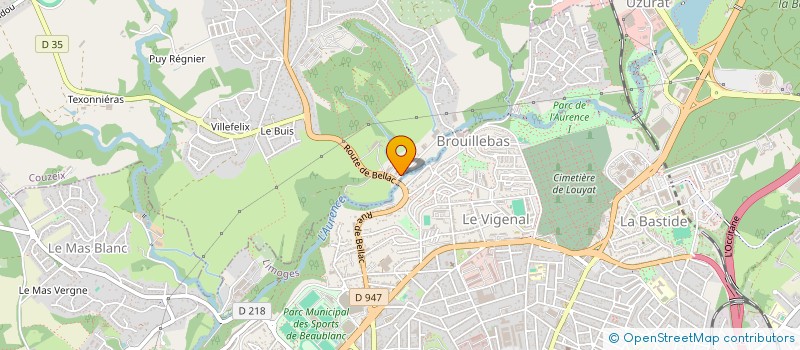 localisation de l'entreprise SOC DE BAT D EQUIPEMENT DE LOISIRS SARL à COUZEIX