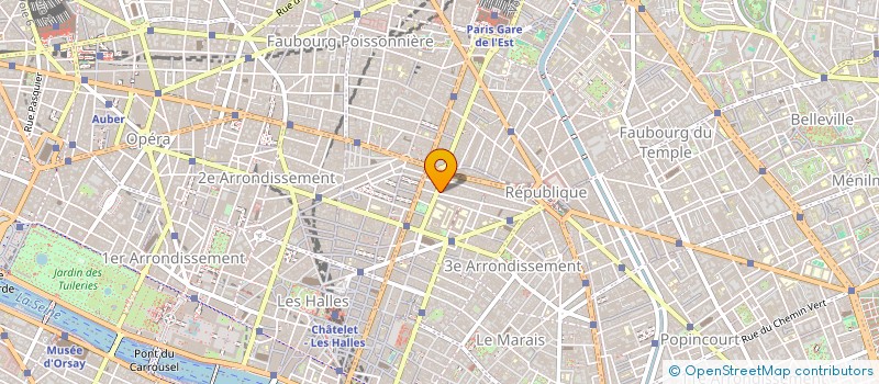 localisation de l'entreprise SOC DE BATIMENT ENTREPRISE GENERALE  PARIS